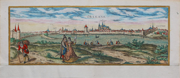 Gravure ancienne d’Orléans