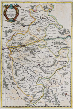 Carte ancienne des bords de Loire – Blaisois