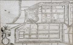 Plan ancien de Jakarta - Batavia