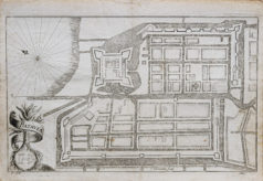 Plan ancien de Jakarta - Batavia