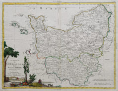 Carte ancienne de la Normandie - Maine et Perche