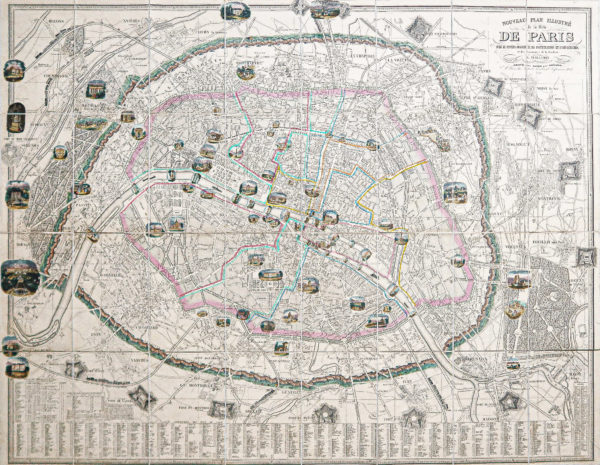 Plan ancien de Paris