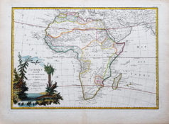 Carte ancienne de l'Afrique