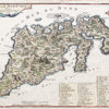 Carte ancienne de l’ile de la Martinique