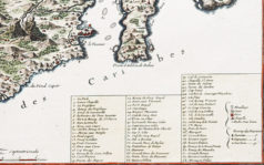 Carte ancienne de l’ile de la Martinique