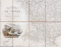 Carte routière de la France