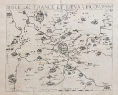 Carte géographique ancienne de l’Ile de France - Religion