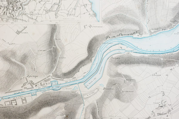 Carte marine ancienne – Port du Légué – Saint-Brieuc