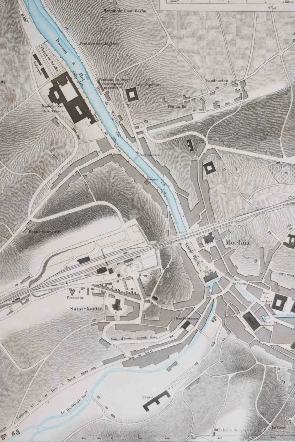 Carte marine ancienne – port de Morlaix – Image 3