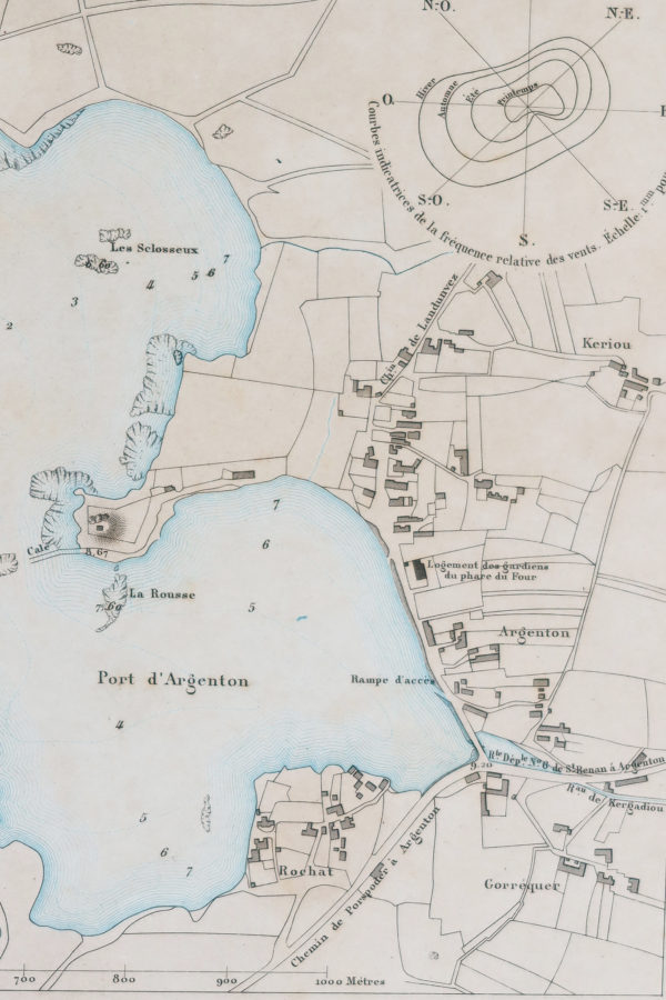 Carte marine ancienne – Portsall – Argenton – Image 3