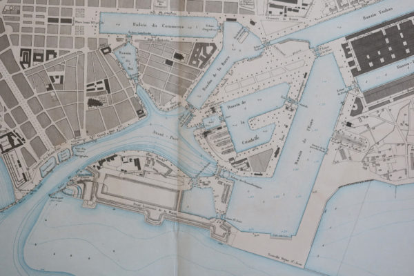 Carte marine ancienne – Port du Havre – Image 2
