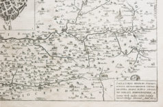 Carte géographique ancienne du Périgord et Sarlat