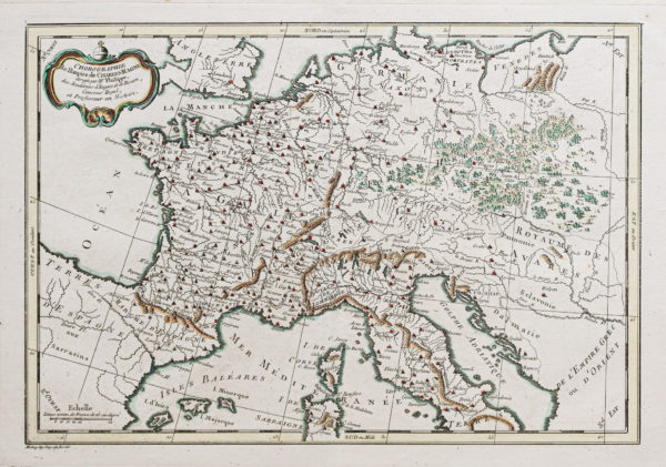 Carte chorographique de l’Empire de Charlemagne