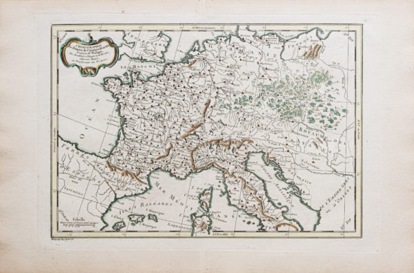 Carte chorographique de l’Empire de Charlemagne