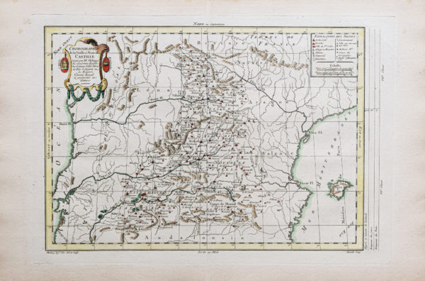 Carte chorographique ancienne de la Castille