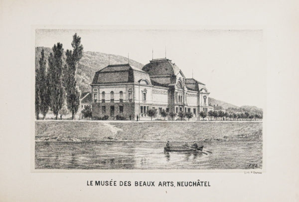 Lithographie du Musée des Beaux-Arts de Neuchâtel