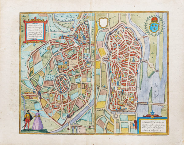Carte géographique ancienne - Nevers - Autun