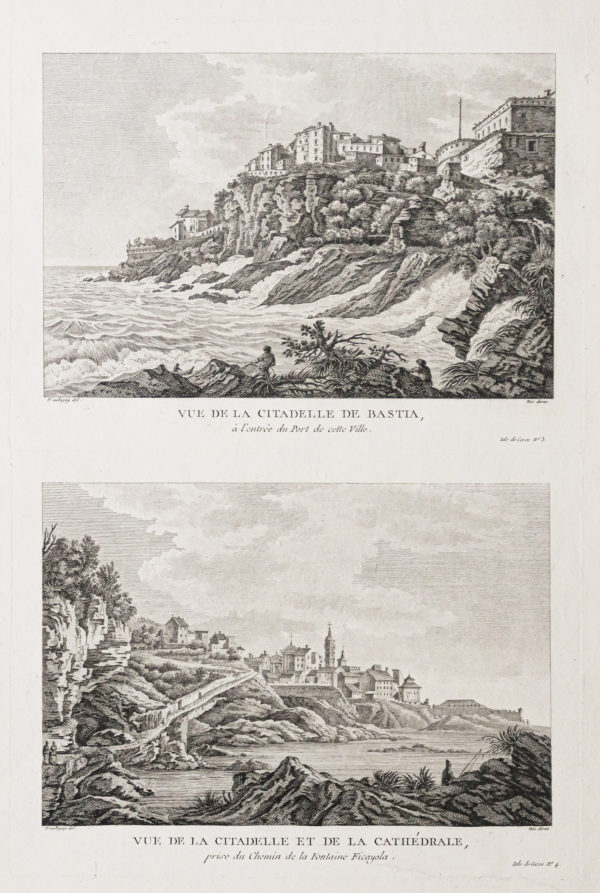 Gravure ancienne de Bastia