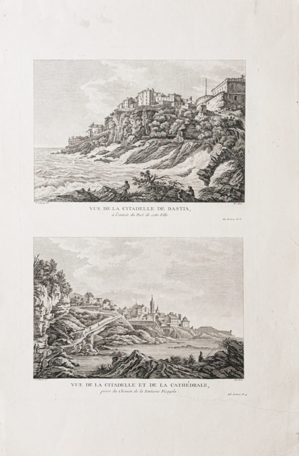 Gravure ancienne de Bastia