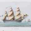 Lithographie ancienne - Le Hoche - Marine