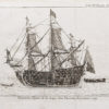 Gravure ancienne - Coupe d’un vaisseau