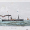 Lithographie ancienne - le François 1er - Marine