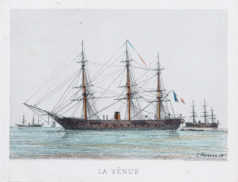 Lithographie ancienne - La Vénus - Marine