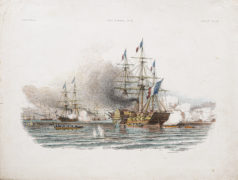 Lithographie ancienne - Marine
