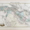 Carte géographique ancienne du Proche Orient