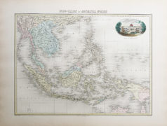 Carte ancienne - Indochine - Archipel d'Asie