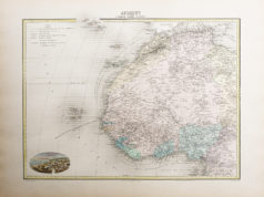Carte ancienne - Nord Ouest de l'Afrique