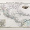 Carte ancienne Mexique - Amérique centrale - Antilles