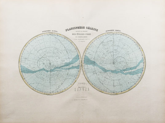 Planisphère céleste ancien