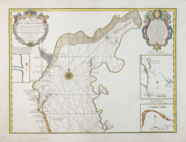 Cartes marines anciennes de la Mer Caspienne