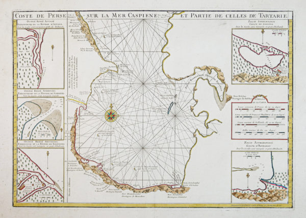 Cartes marines anciennes de la Mer Caspienne