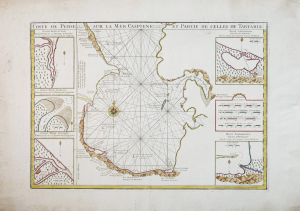 Cartes marines anciennes de la Mer Caspienne