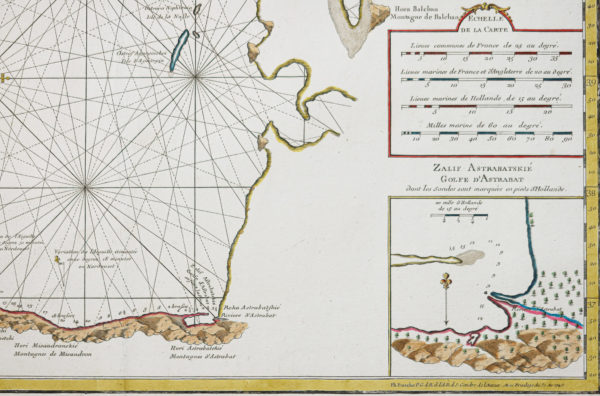Cartes marines anciennes de la Mer Caspienne