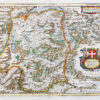 Carte géographique ancienne de Savoie