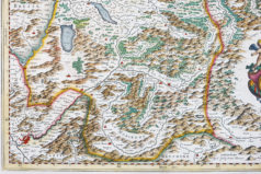 Carte géographique ancienne de Savoie