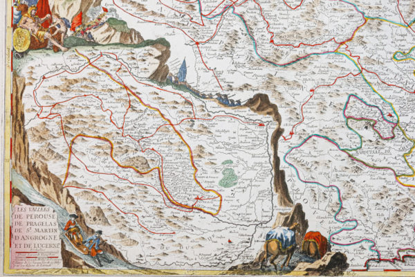 Carte géographique ancienne - Savoie