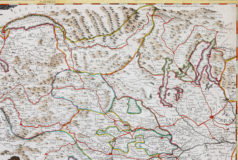 Carte géographique ancienne - Savoie