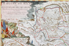 Carte géographique ancienne - Savoie