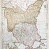 Carte géographique ancienne - Bulgarie - Roumanie