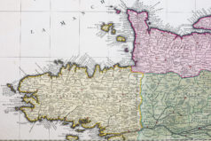 Carte ancienne du Canal de la Manche