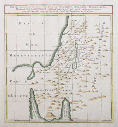 Carte géographique ancienne - Moyen Orient