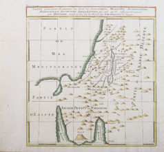 Carte géographique ancienne - Moyen Orient