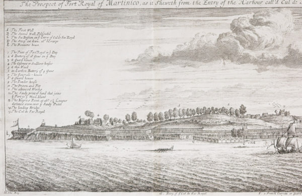 Panorama ancien - Fort de France - Martinique - Port Royal