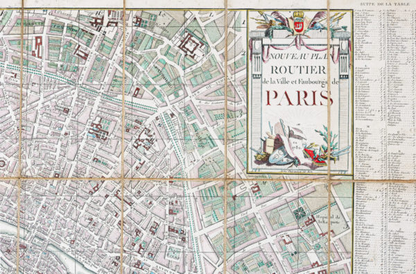 Plan ancien de Paris