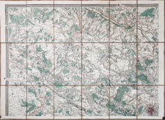 Plan ancien de Paris et ses environs