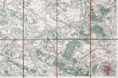Plan ancien de Paris et ses environs